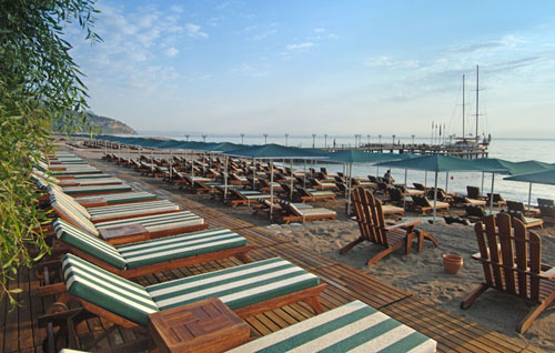 Пляж отеля AKKA Alinda Hotel 5* (АККА Алинда Отель 5*) Фото отеля AKKA Alinda Hotel 5* (АККА Алинда Отель 5*)
