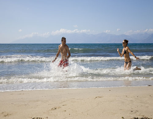 Пляж отеля Mareblue Beach 4* (Мареблю Бич 4*) Фото отеля Mareblue Beach 4* (Мареблю Бич 4*)