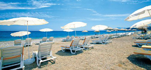 Пляж отеля Stardust Beach Hotel 3* (Стардаст Бич Отель 3*) Фото отеля Stardust Beach Hotel 3* (Стардаст Бич Отель 3*)