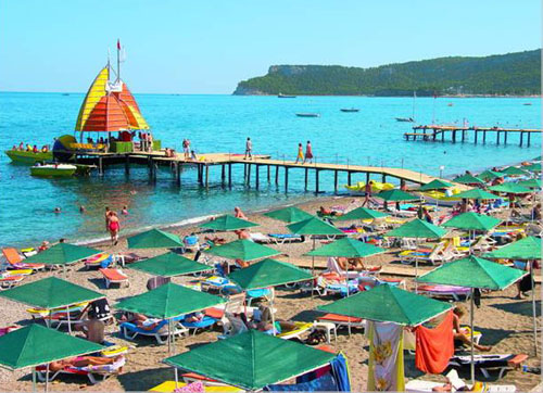 Пляж отеля Armas Gul Beach Hotel 4* (Армас Гул Бич Отель 4*) Фото отеля Armas Gul Beach Hotel 4* (Армас Гул Бич Отель 4*)