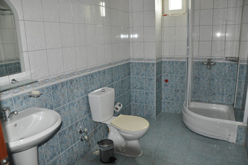 Ванная комната в номере отеля Imeros Hotel 3* (Имерос Отель 3*) Фото отеля Imeros Hotel 3* (Имерос Отель 3*)