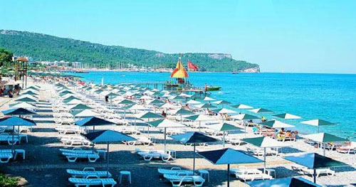 Пляж отеля Kemer Dream Hotel 4* (Кемер Дрим Отель 4*) Фото отеля Kemer Dream Hotel 4* (Кемер Дрим Отель 4*)