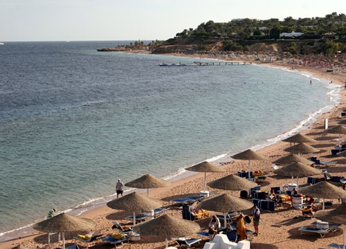 Пляж отеля Domina Coral Bay Harem 5* (Домина Корал Бей Гарем 5*) Фото отеля Domina Coral Bay Harem 5* (Домина Корал Бей Гарем 5*)