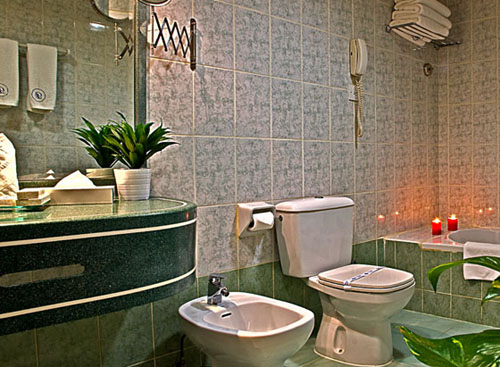 Ванная комната в номере отеля Delmon Hotel 4* (Делмон Отель 4*) Фото отеля Delmon Hotel 4* (Делмон Отель 4*)