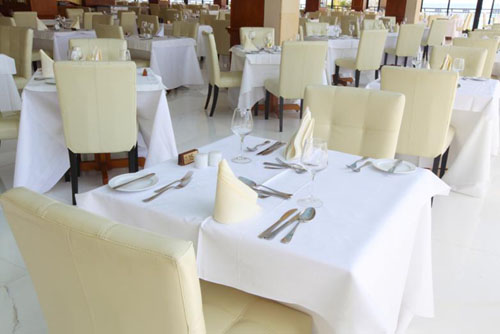 Ресторан отеля Constantinos the Great Beach Hotel 5* (Константинос зе Грейт Бич Отель 5*) Фото отеля Constantinos the Great Beach Hotel 5* (Константинос зе Грейт Бич Отель 5*)