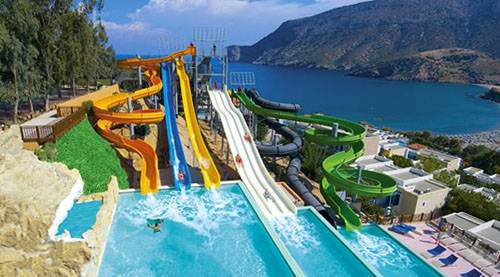 Аквапарк отеля Fodele Beach & Water Park Holiday Resort 5* (Фоделе Бич энд Вотер Парк Холидей Резорт 5*) Фото отеля Fodele Beach & Water Park Holiday Resort 5* (Фоделе Бич энд Вотер Парк Холидей Резорт 5*)