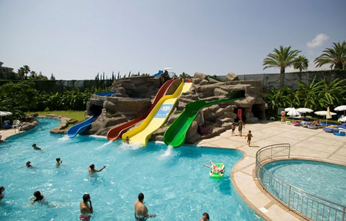 Водные горки отеля Melas Holiday Village HV1 (Мелас Холидей Виладж HV1) Фото отеля Melas Holiday Village HV1 (Мелас Холидей Виладж HV1)