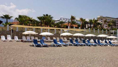 Пляж отеля Club Akman Beach 4* (Клуб Акман Бич 4*) Фото отеля Club Akman Beach 4* (Клуб Акман Бич 4*)