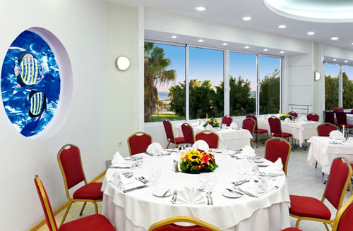 Ресторан отеля Esperides Beach 4* (Эсперидес Бич 4*) Фото отеля Esperides Beach 4* (Эсперидес Бич 4*)