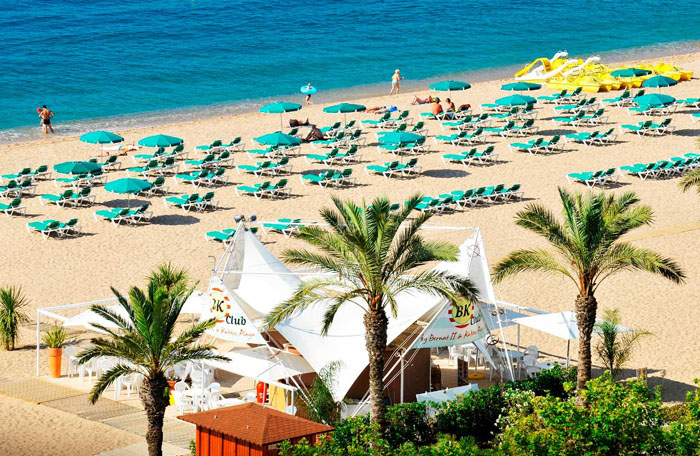 Пляж у отеля Kaktus Playa 3* (Кактус Плайя 3*) Фото отеля Kaktus Playa 3* (Кактус Плайя 3*)