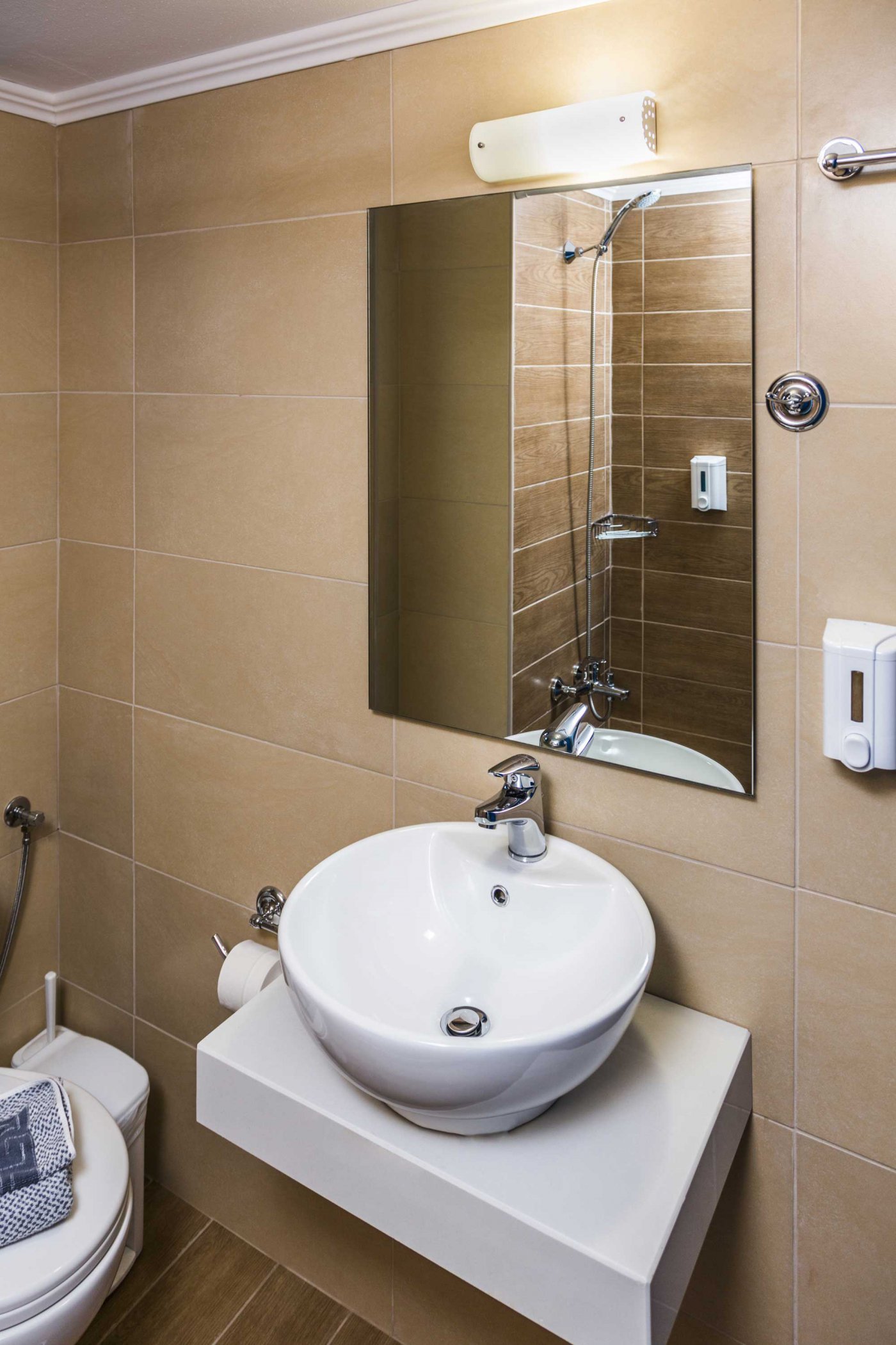 Ванная комната в номере отеля Porto Greco Village 4* (Порто Греко Вилладж 4*)